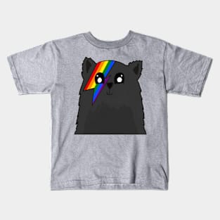 LGBTQ Pride Flag Kitty Kids T-Shirt